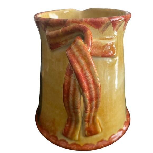 Italica Ars Hand Painted Landscape 6.5” Tall Pitcher - Picture 4 of 7